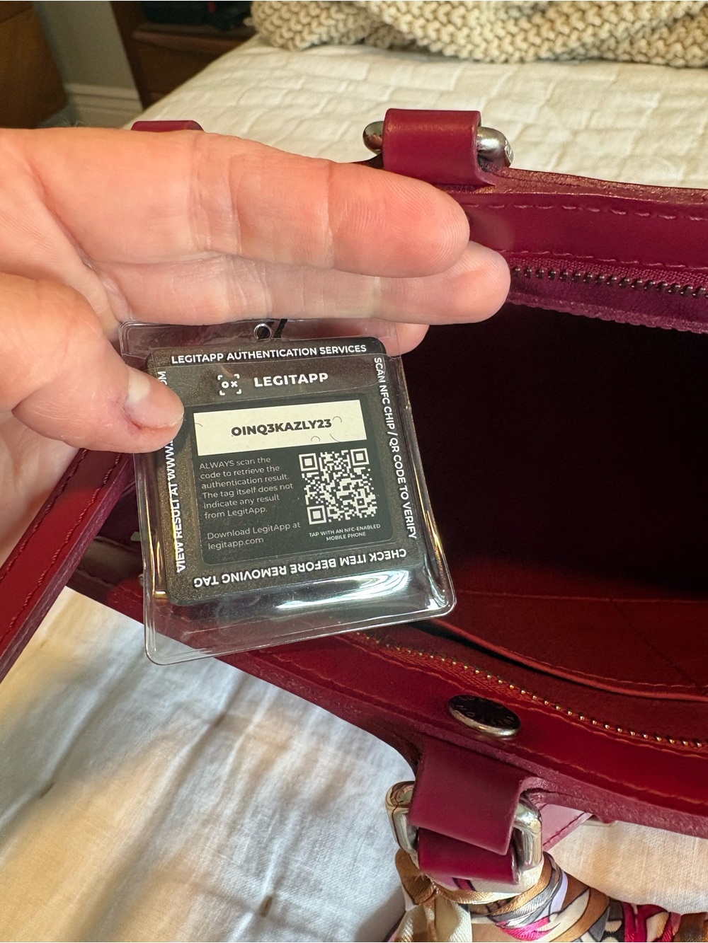 Louis Vuitton Brea MM Burgundy/Pink Epi Leather Satchel with Scarf Accent, VGUC! - Picture 14 of 16